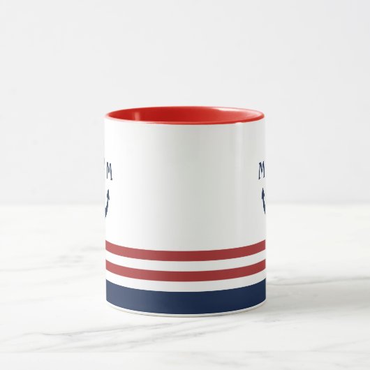 Seemonogramm Tasse (Zentrum)