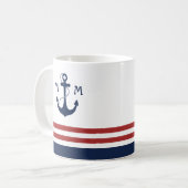 Seemonogramm Tasse (Vorderseite Links)