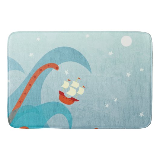 Seemonster Badematte (Vorderseite)