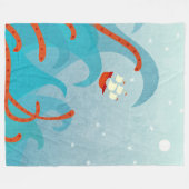 Seemonster Fleecedecke (Vorderseite (Horizontal))