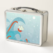 Seemonster Metall Brotdose (Vorderseite)