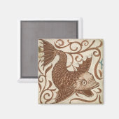 Seemonster (ohne Papier) Magnet (Vorderseite/Rückseite)