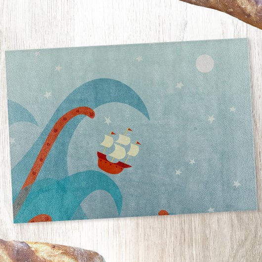 Seemonster Schneidebrett