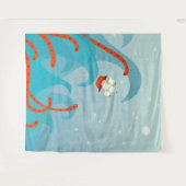 Seemonster Wandteppich (Vorderseite (Horizontal))