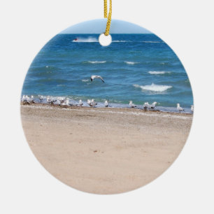 SEEMÖWE-ANHÄNGER ODER VERZIERUNG KERAMIK ORNAMENT