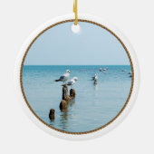 SEEMÖWE-ANHÄNGER ODER VERZIERUNG KERAMIK ORNAMENT (Hinten)