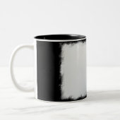 Seemöwe-Bedarfs-Liebe auch auf Schwarzem Zweifarbige Tasse (Links)