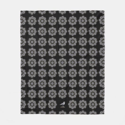 Seemöwe-Fleece-Decke Fleecedecke (Vorderseite)