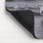 Seemöwe im Ozean Mousepad (Ecke)