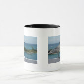 Seemöwe in der Paradies-Tasse Tasse (Zentrum)