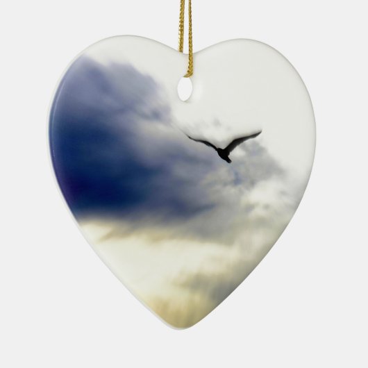 Seemöwe Keramik Ornament (Rechts)