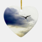 Seemöwe Keramik Ornament (Vorne)