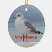 Seemöwe Keramik Ornament (Links)