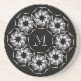 Seemöwe-mit Monogramm Untersetzer