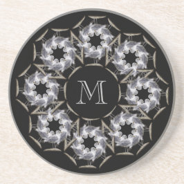 Seemöwe-mit Monogramm Untersetzer