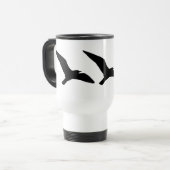 Seemöwe-Reise/Pendler-Tasse Reisebecher (Vorderseite Links)
