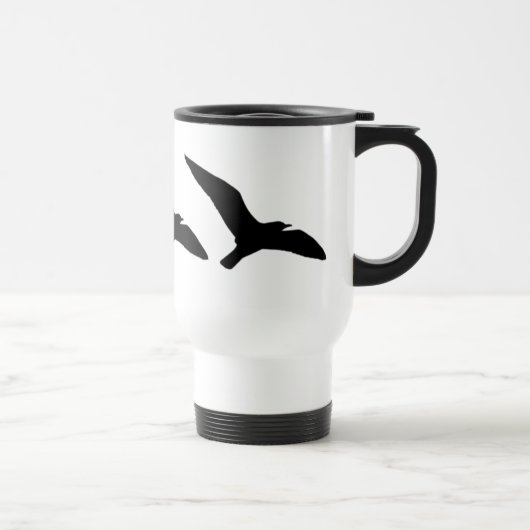 Seemöwe-Reise/Pendler-Tasse Reisebecher (Rechts)