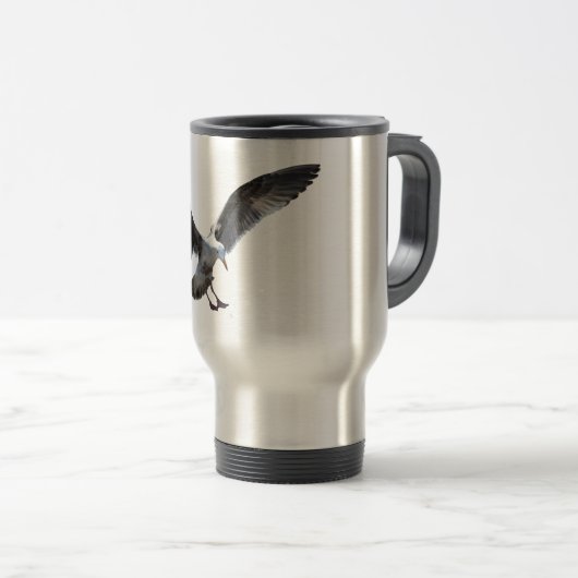 SEEMÖWE REISEBECHER (VorderseiteRechts)