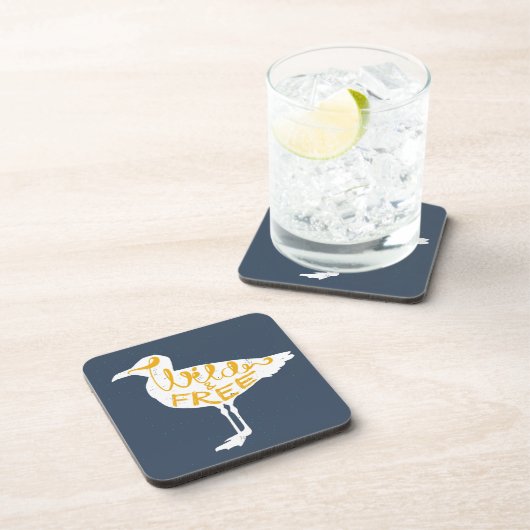 Seemöwe | wild und frei getränkeuntersetzer (Rechte Seite)