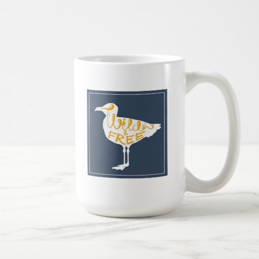 Seemöwe | wild und frei kaffeetasse (Rechts)