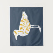 Seemöwe | wild und frei wandteppich (Vorderseite)