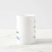 Seemöwe, zum durch das Meer zu sein Porzellantasse (Vorderseite)