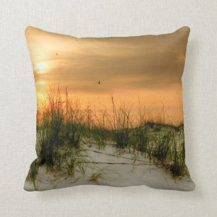 Seemöwen am Sonnenaufgang Kissen