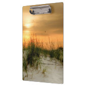 Seemöwen am Sonnenaufgang Klemmbrett (Links)