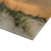 Seemöwen am Sonnenaufgang Schneidebrett (Ecke)