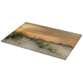 Seemöwen am Sonnenaufgang Schneidebrett (Ecke)