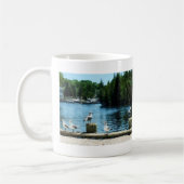 Seemöwen auf Pier Kaffeetasse (Links)