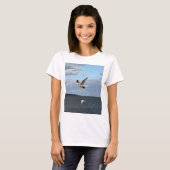 Seemöwen im Flug T-Shirt (Vorne ganz)