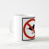 Seemöwen verboten kaffeetasse (Vorderseite Links)