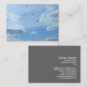 Seemöwen Visitenkarte (Vorne/Hinten)