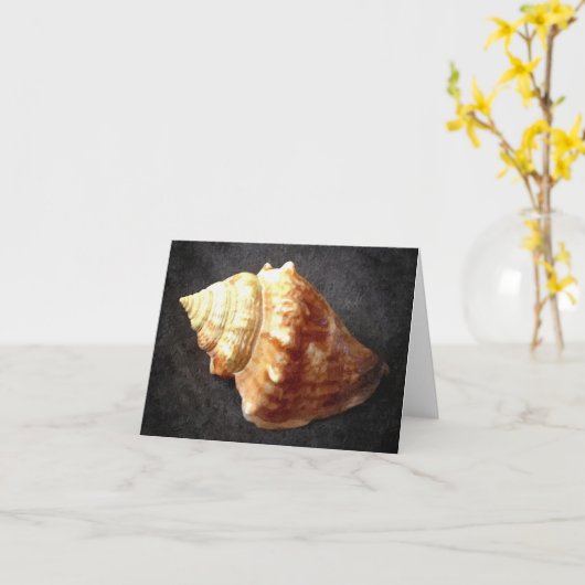 SeeMuschel-leere Karte (Gelbe Blume)