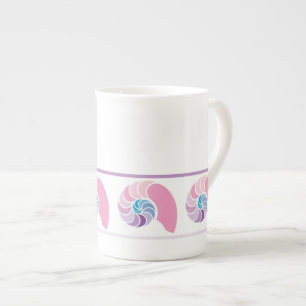 SeeMuschel-Tasse Porzellantasse