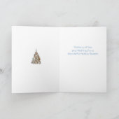 SeeMuschel-Weihnachtskarte Feiertagskarte (Innenseite)