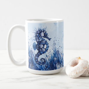Seemuscheln-Seepferdchen Kaffeetasse