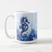 Seemuscheln-Seepferdchen Kaffeetasse (Links)