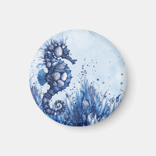 Seemuscheln Seepferdchen Magnet