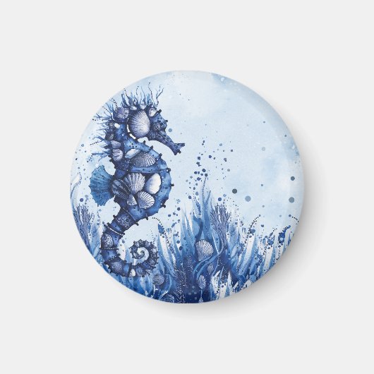 Seemuscheln Seepferdchen Magnet (Vorne)