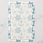 Seemuster Briefpapier (Vorderseite)