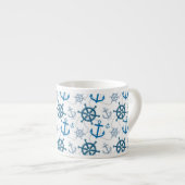 Seemuster Espressotasse (Vorderseite Rechts)