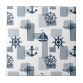 Seemuster Fliese (Vorderseite)