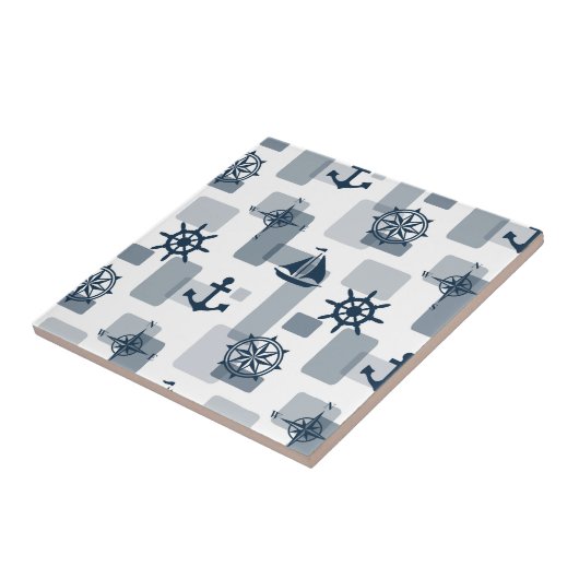 Seemuster Fliese (Seite)