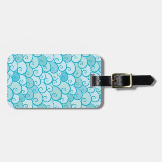 Seemuster Gepäckanhänger (Vorderseite horizontal)