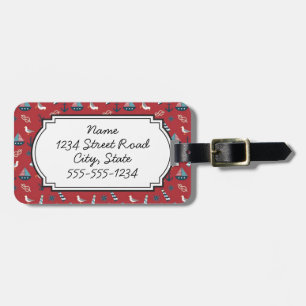 Seemuster Gepäckanhänger