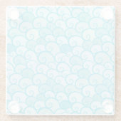 Seemuster Glasuntersetzer (Rückseite)