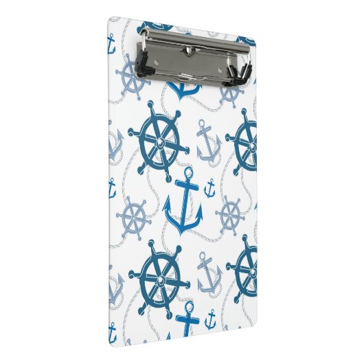 Seemuster Mini Klemmbrett (Schrägansicht)