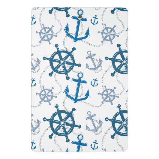 Seemuster Mini Klemmbrett (Rückseite)